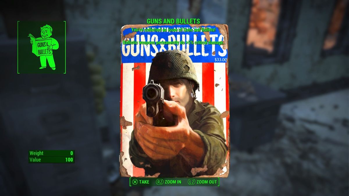 Fallout 4 Guns And Bullets - Fallout 4 Comic Book And Magazine ...