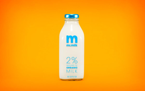 Mr Milk branding
