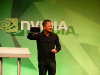 Jen-Hsun Huang with Tegra