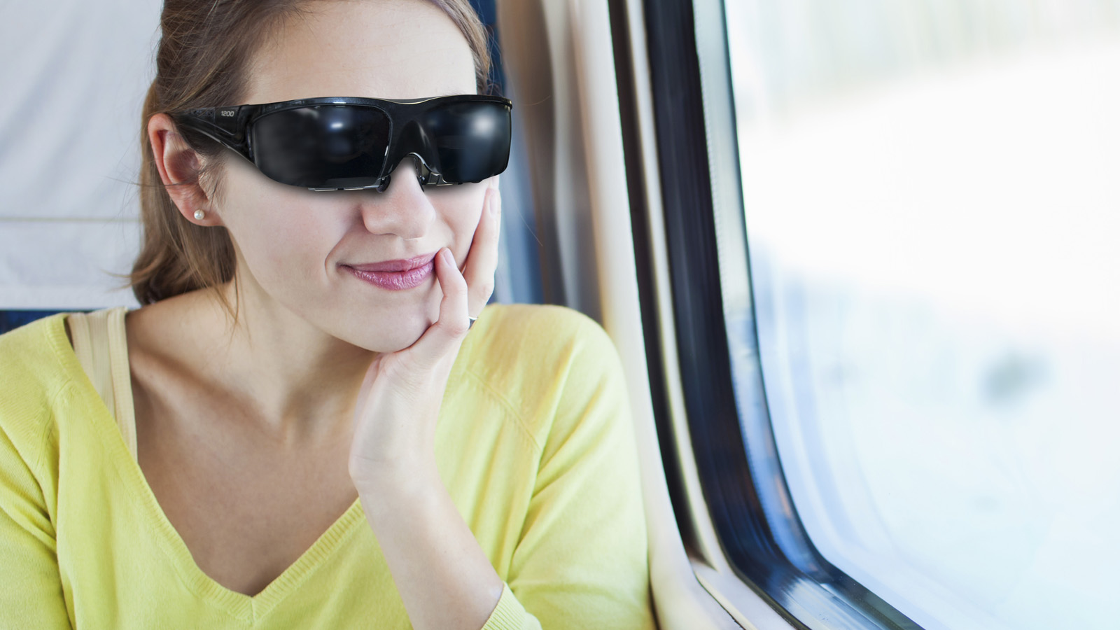 Get that &#039;I&#039;m hiding my hangover&#039; look while watching movies on the go