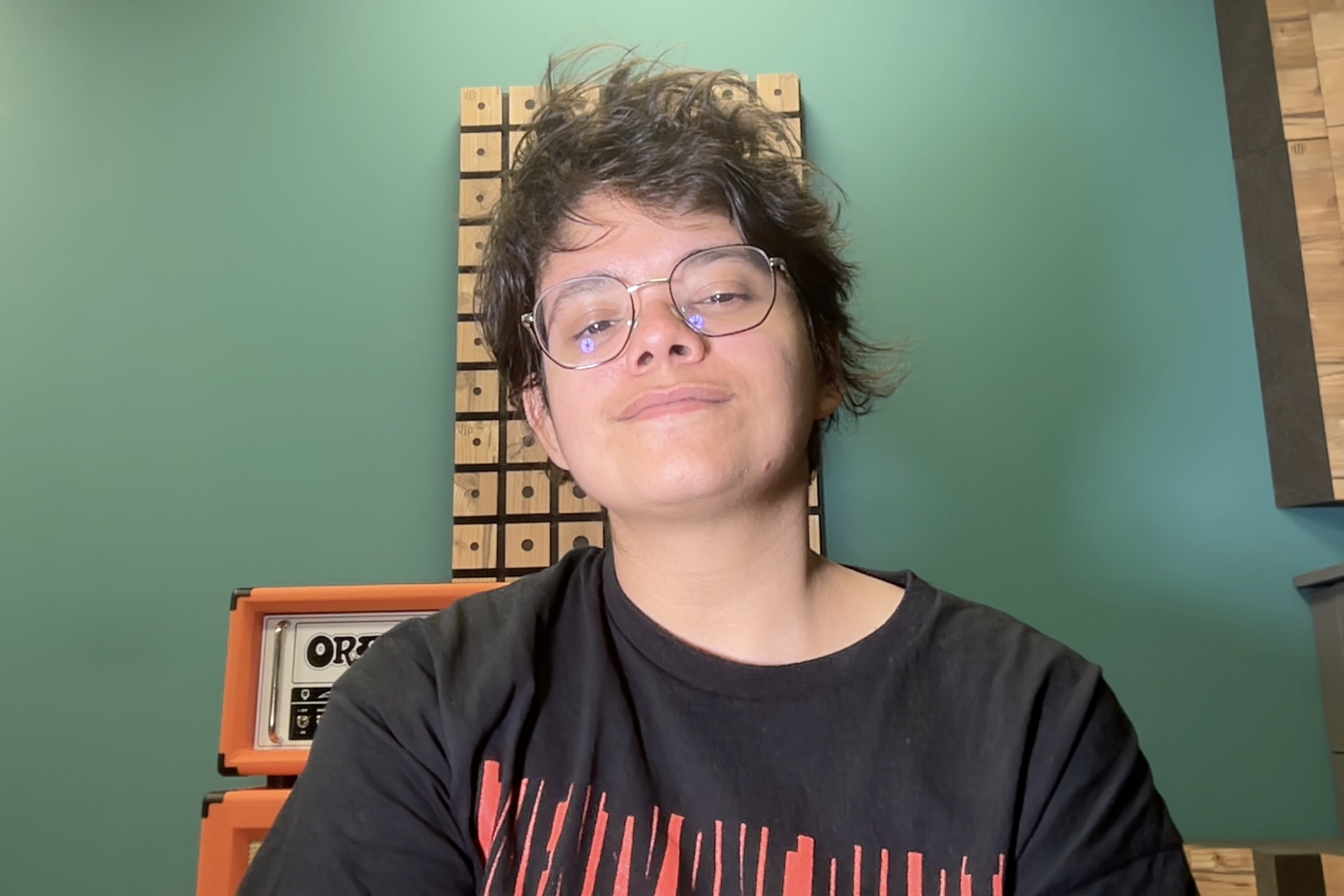 A photo of a woman taken with a NEO 2 panel light on