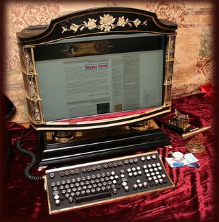 Steampunk workshop all-in-one pc