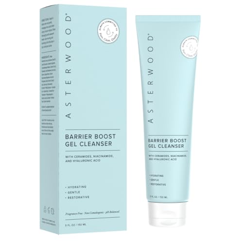 Asterwood Gel Cleanser for Face, Hydrating Facial Cleanser With Ceramides