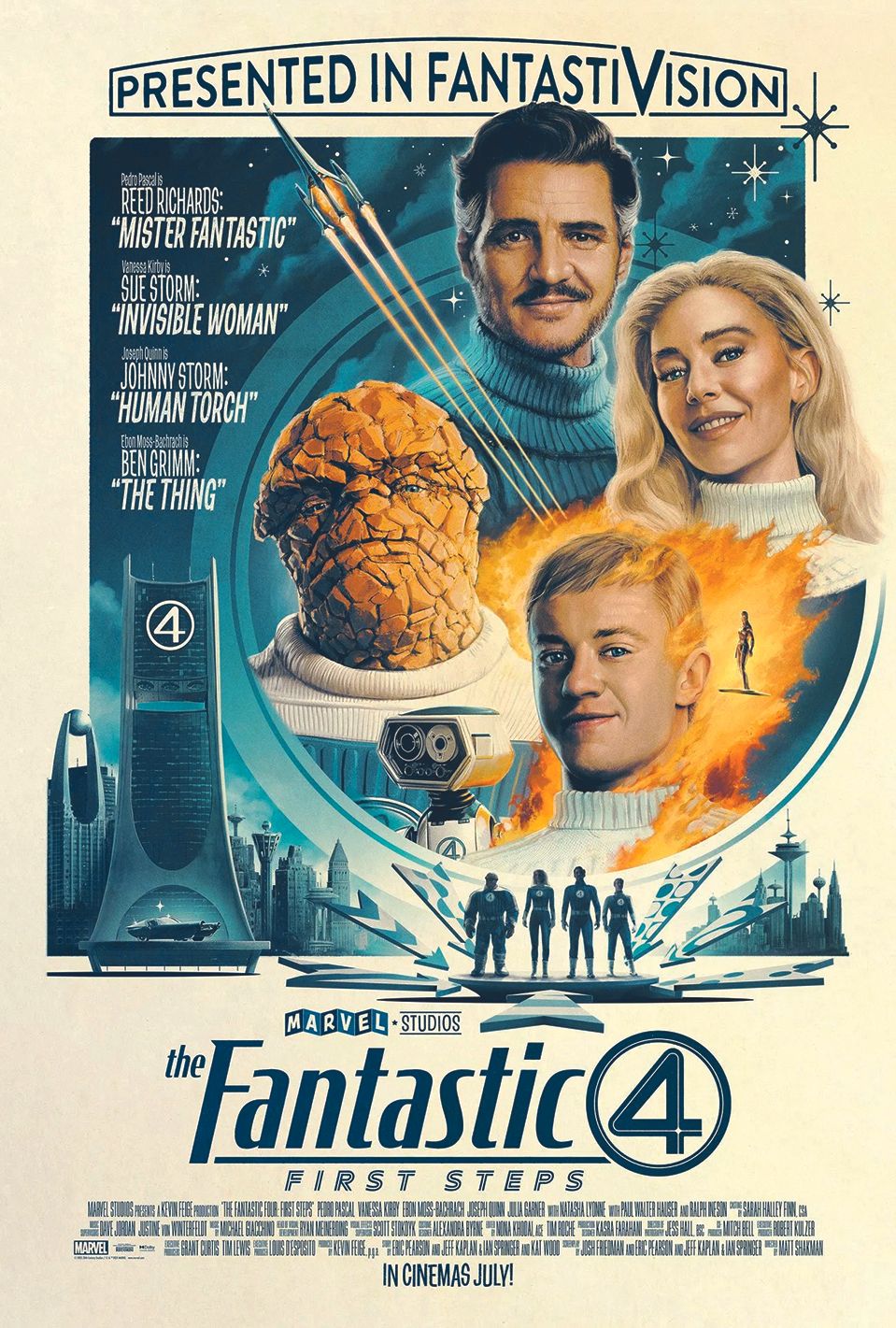 Fantastic 4 movie poster art by Matt Ferguson