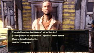 Fallout 76 NPC wastelanders dialogue