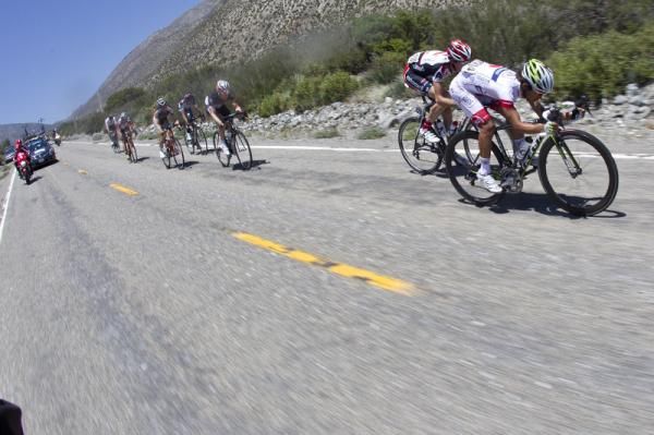 Yukihiro Doi (Argos-Shimano) leads the day's breakaway