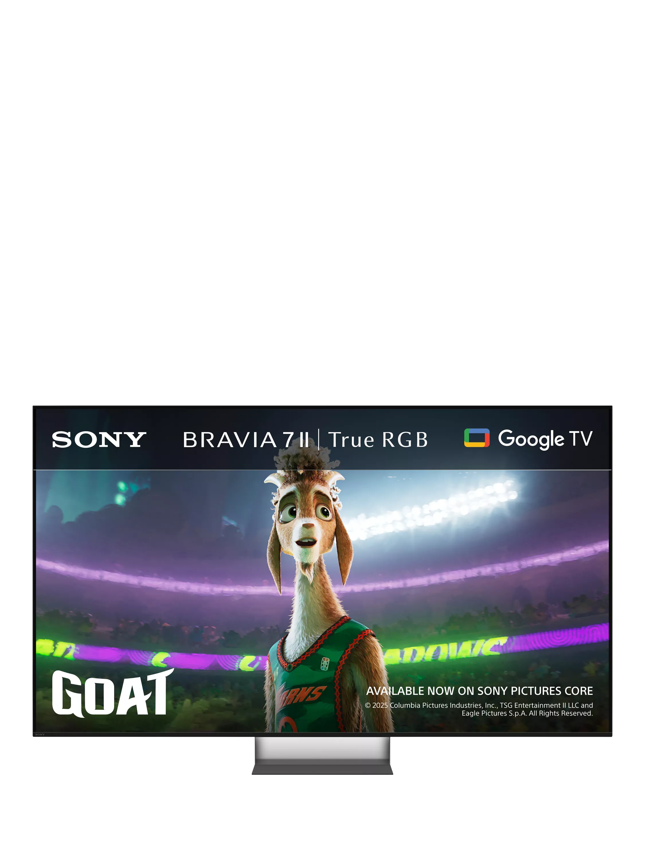 Sony Bravia 7 Ii K55xr75m2b (2026) Rgb Hdr 4k Ultra Hd Smart Google Tv, 55 Inch With Dolby Atmos, Black