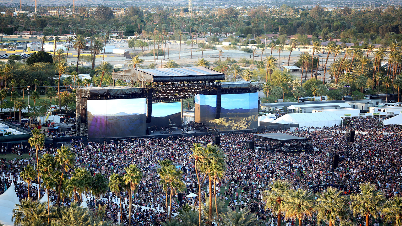 The Coachella main stage