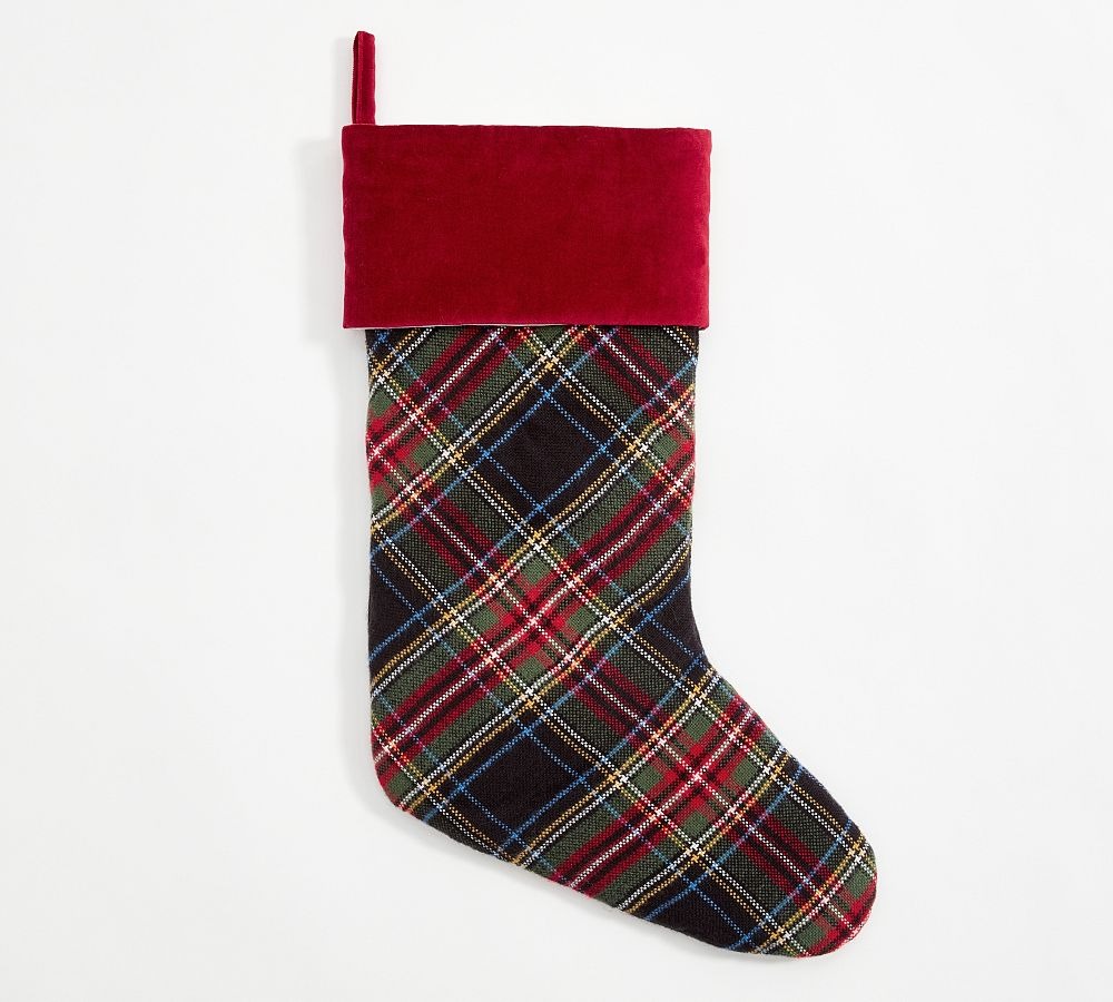 Pottery Barn, Plaid Stockings
