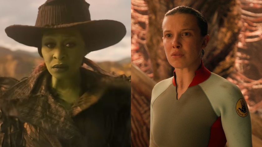 From left to right: Cynthia Erivo as Elphaba in Wicked: For Good and Millie Bobby Brown as Eleven in Stranger Things. 