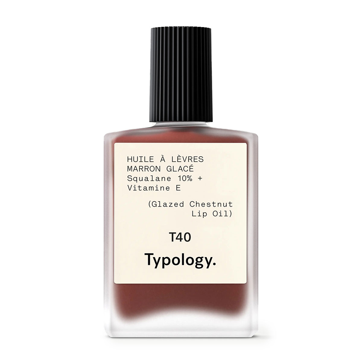 Typology Moisturizing Lip Oil in Chestnut