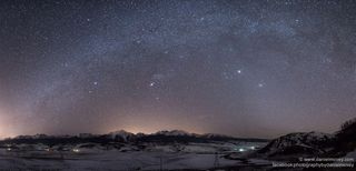 Winter Milky Way Over Colorado by McVey
