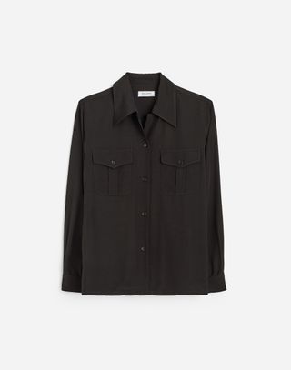 Madewell, Alexa Chung for Madewell Pleat-Pocket Button-Up Shirt