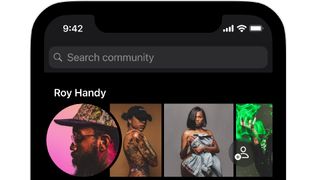 Screenshot of Glass app on phone
