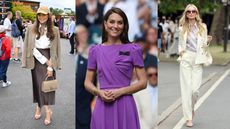 Kalyani Saha Chawla, Kate Middleton and Tatiana Korsakova in Wimbledon outfits