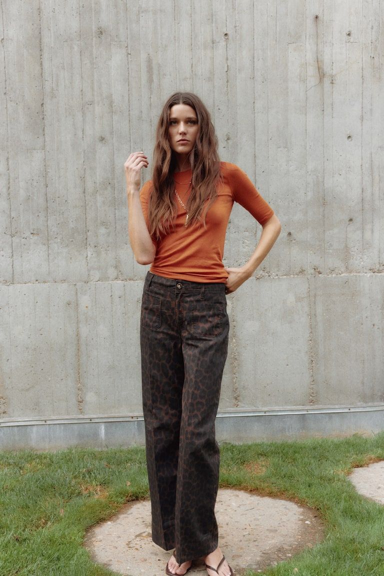 Wide High Jeans