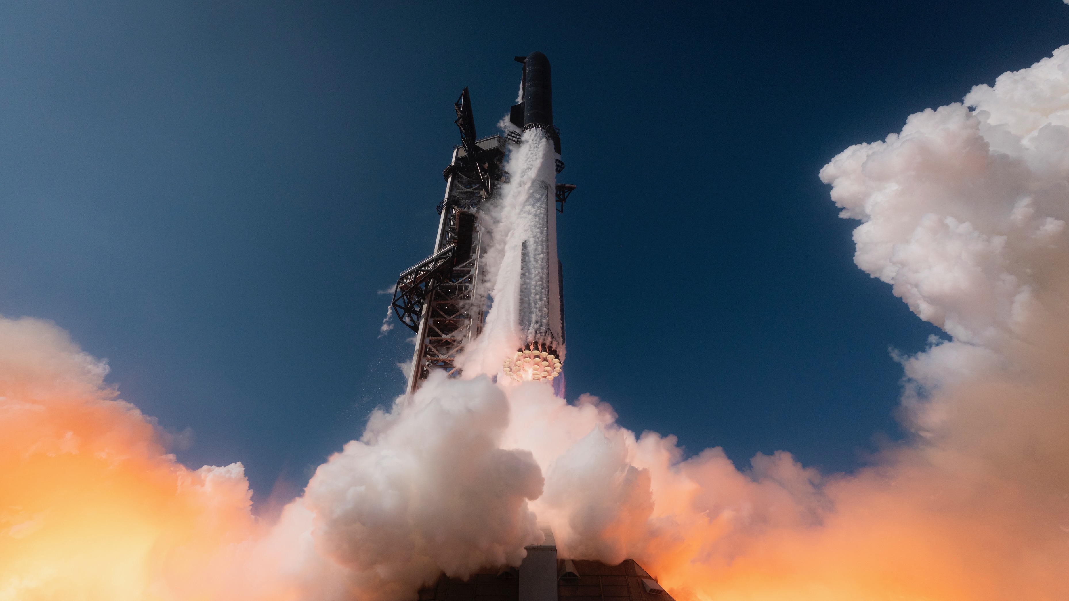 SpaceX's first Starship V3 vehicle launches on a test flight on May 22, 2026.
