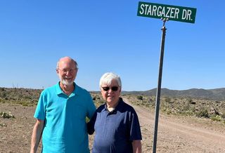 Don Machholz, left, and Joe Rao