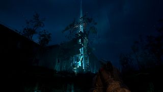 A screenshot showing an in-game explosion in Stalker 2