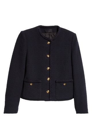 Nili Lotan Iman Crop Tweed Jacket