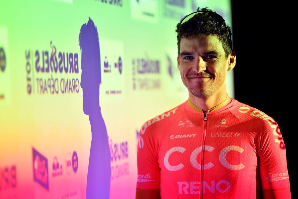 Greg Van Avermaet ahead of the 2019 Tour de France in Brussels