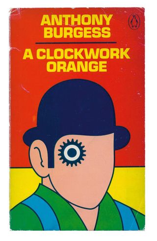 Eurostile has been used for many products – including the front cover of books – such as this copy of Anthony Burgess’ cult classic 'A Clockwork Orange'
