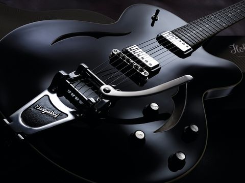 The ultra-slim body makes the Verythin an extremely manageable guitar.
