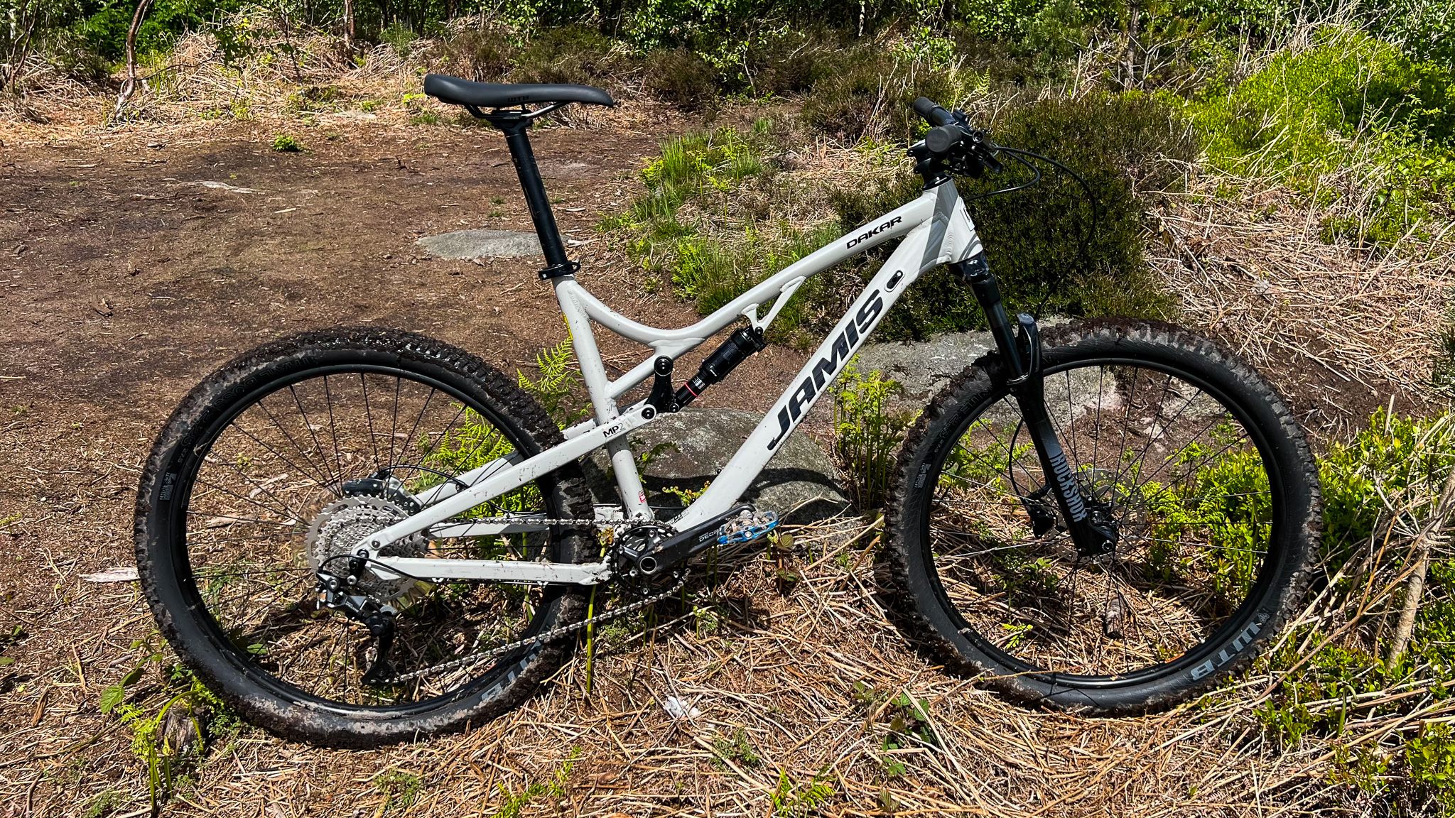 We loved this budget full-suspension MTB and it's on sale right
