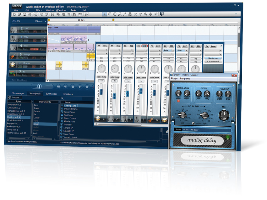 vst plugins free download for magix music maker