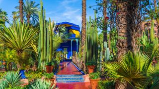 The Jardin Majorelle in Marrakech