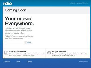 Rdio is a new music streaming (and sharing) service from the founders of Kazaa and Skype