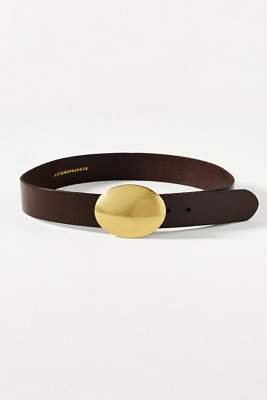 By Anthropologie Oval Plaque Belt