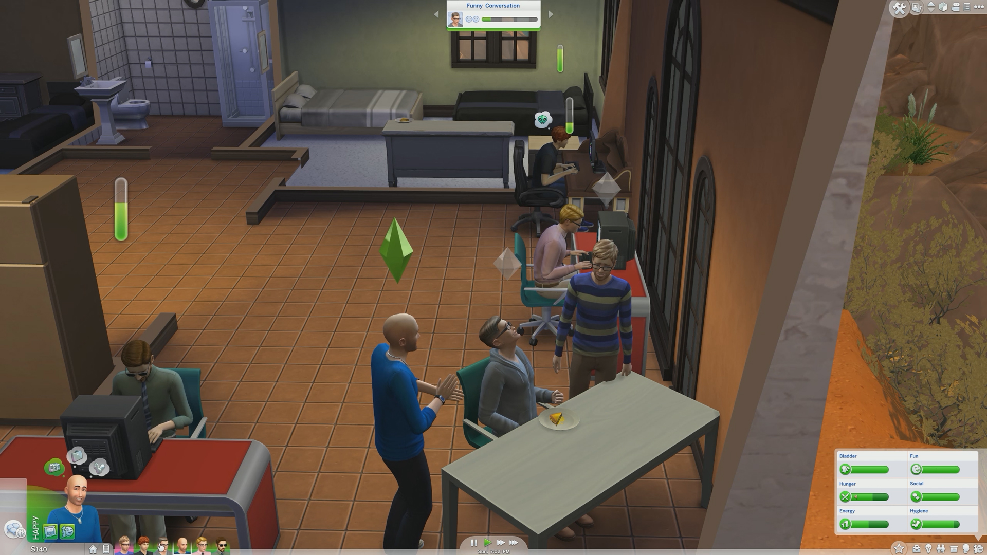 The Sims 4 gameplay video — the PC Gamer team moves in together, pees a