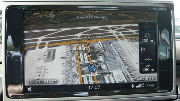Audi S7 Sportback sat nav