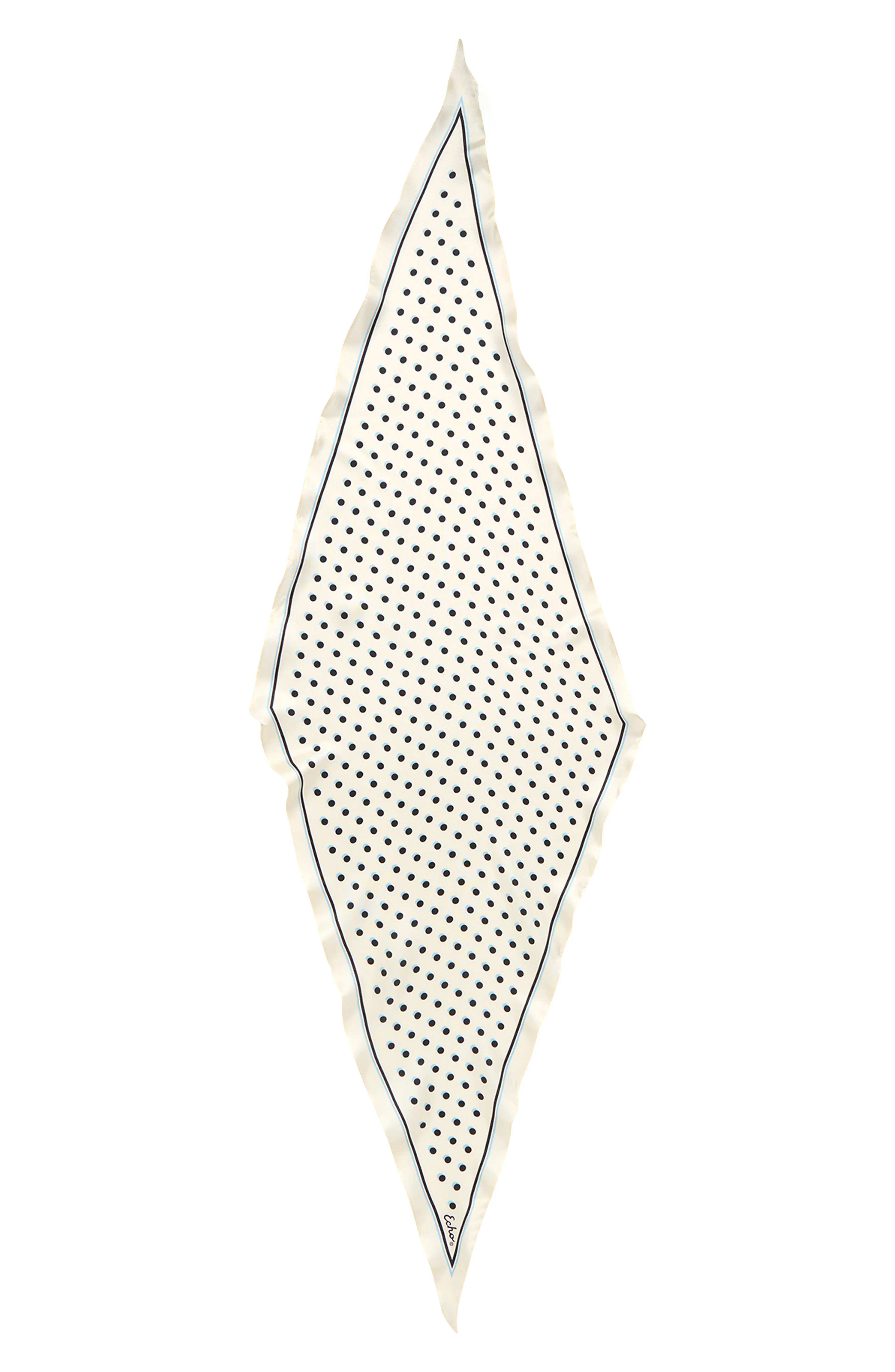 Echo, Dot Silk Diamond Scarf