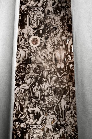 ‘Peep Show’ wallpapers by Michael Reynolds, Hoffman Creative, Flavor Paper and Tom of Finland Foundation