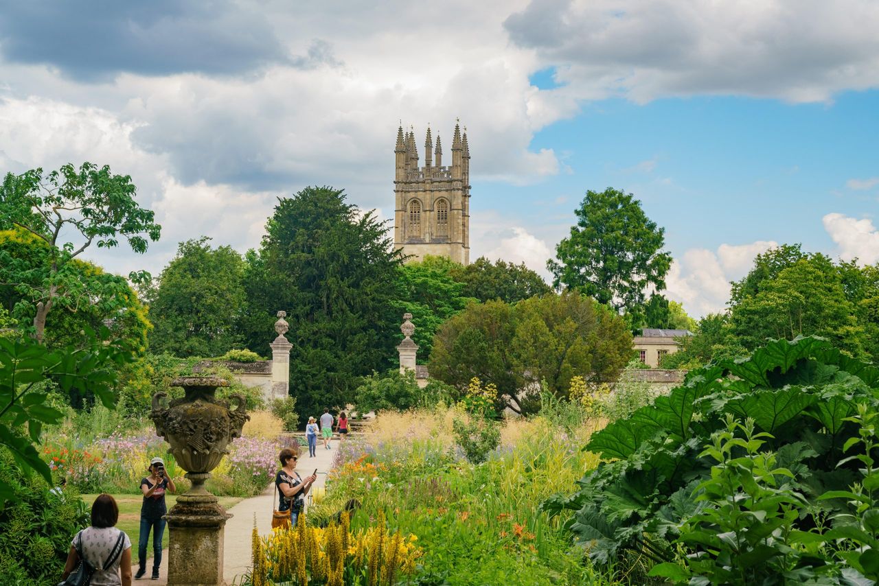 The beautiful University of Oxford Botanic Garden is over 400 years old.