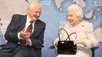 Queen and Sit David Attenborough