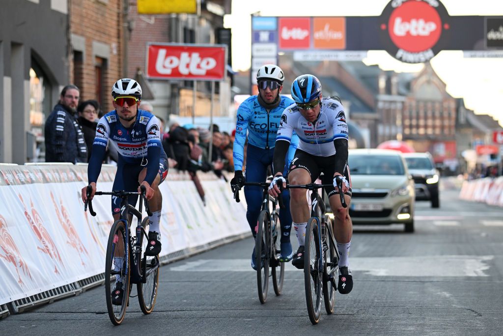 Soudal-QuickStep duo Martin Svrcek and Fabio Jakobsen both crashed during Le Samyn