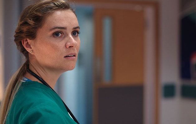 Casualty - Time to bow out. Chelsea Halfpenny as Alicia Monroe