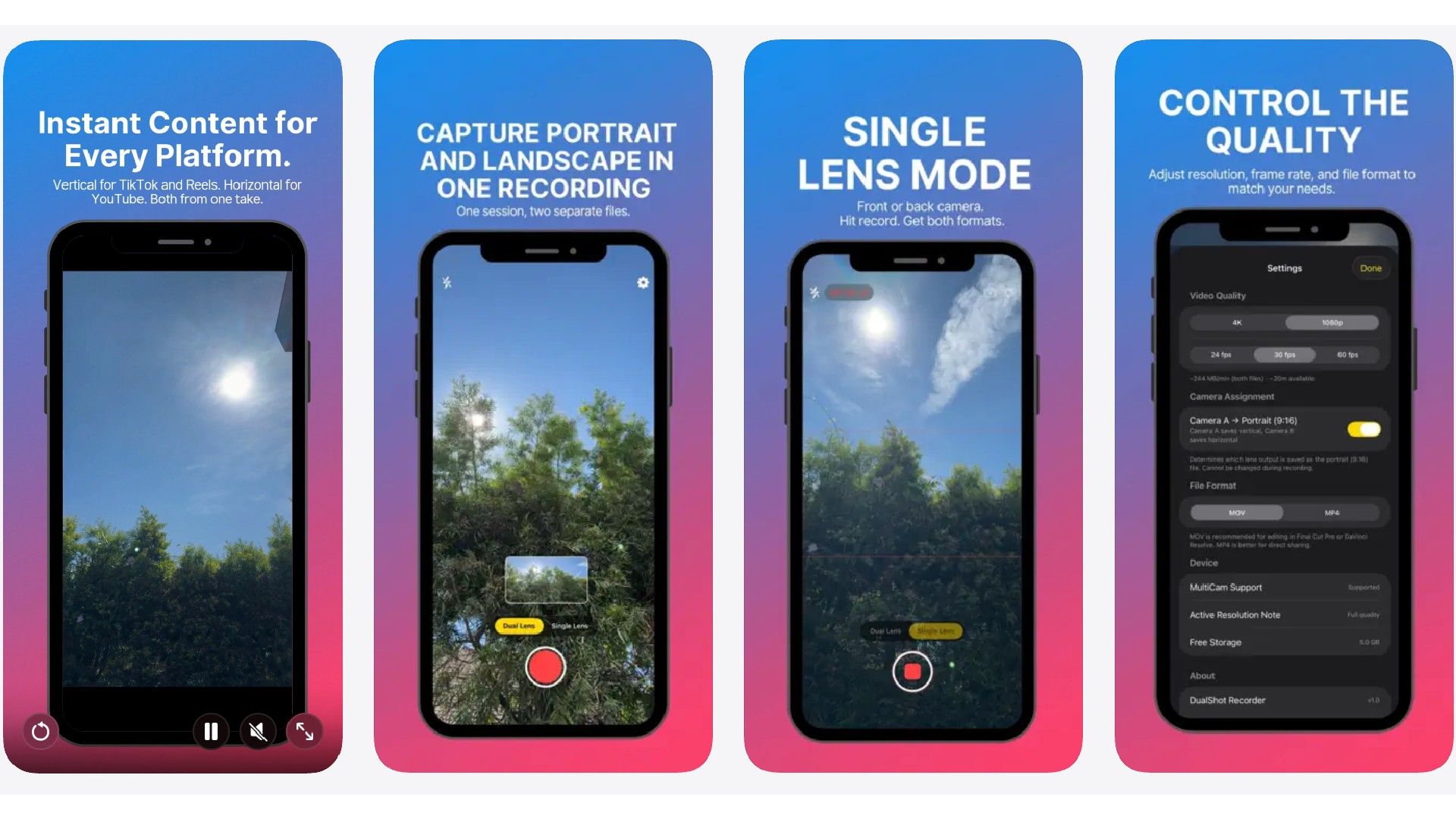 DualShot Recorder App Solves Video Aspect Ratio Dilemma