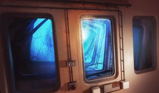How Still Wakes The Deep was made more terrifyingly beautiful with Unreal Engine 5.3; a view through a window on an oil rig