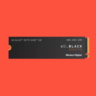 The best NVMe SSDs on colourful backgrounds.