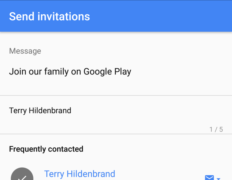 Play Music family plan