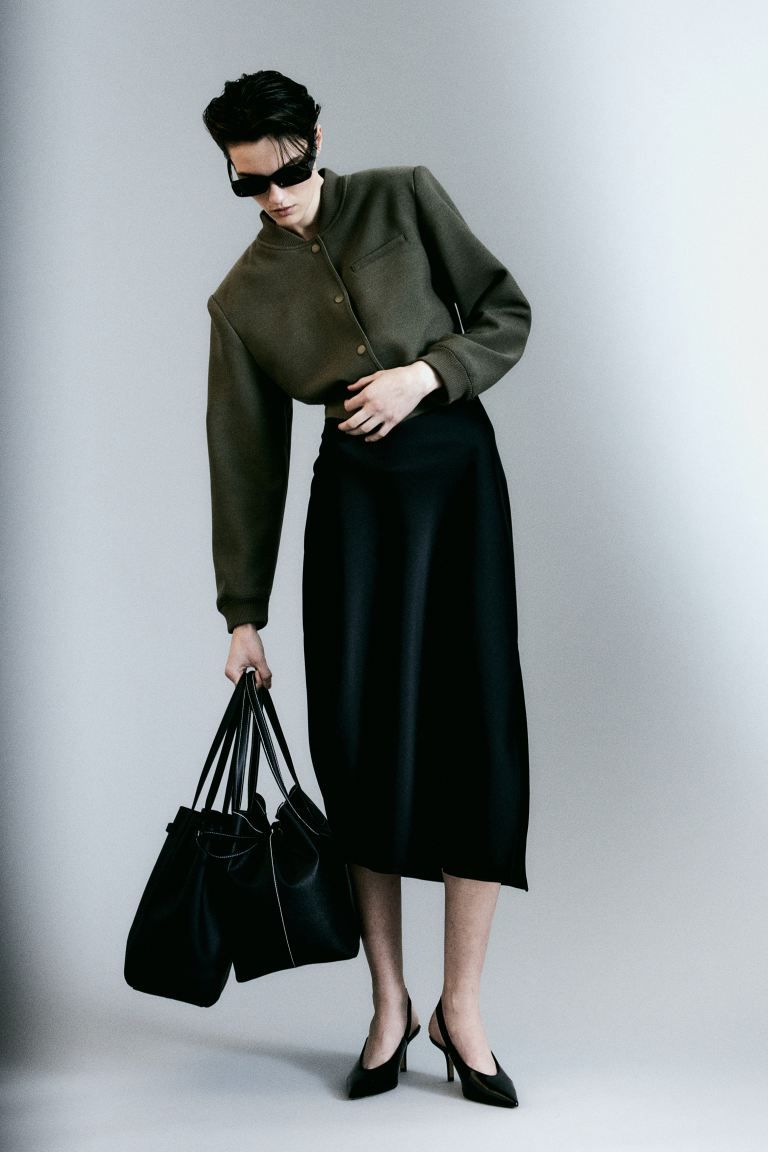 Short Jacket with Shoulder Pads