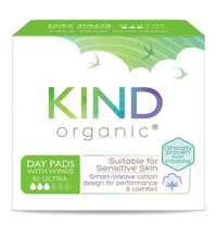 Kind Organic Day Pads With Wings, Boots, £2.14