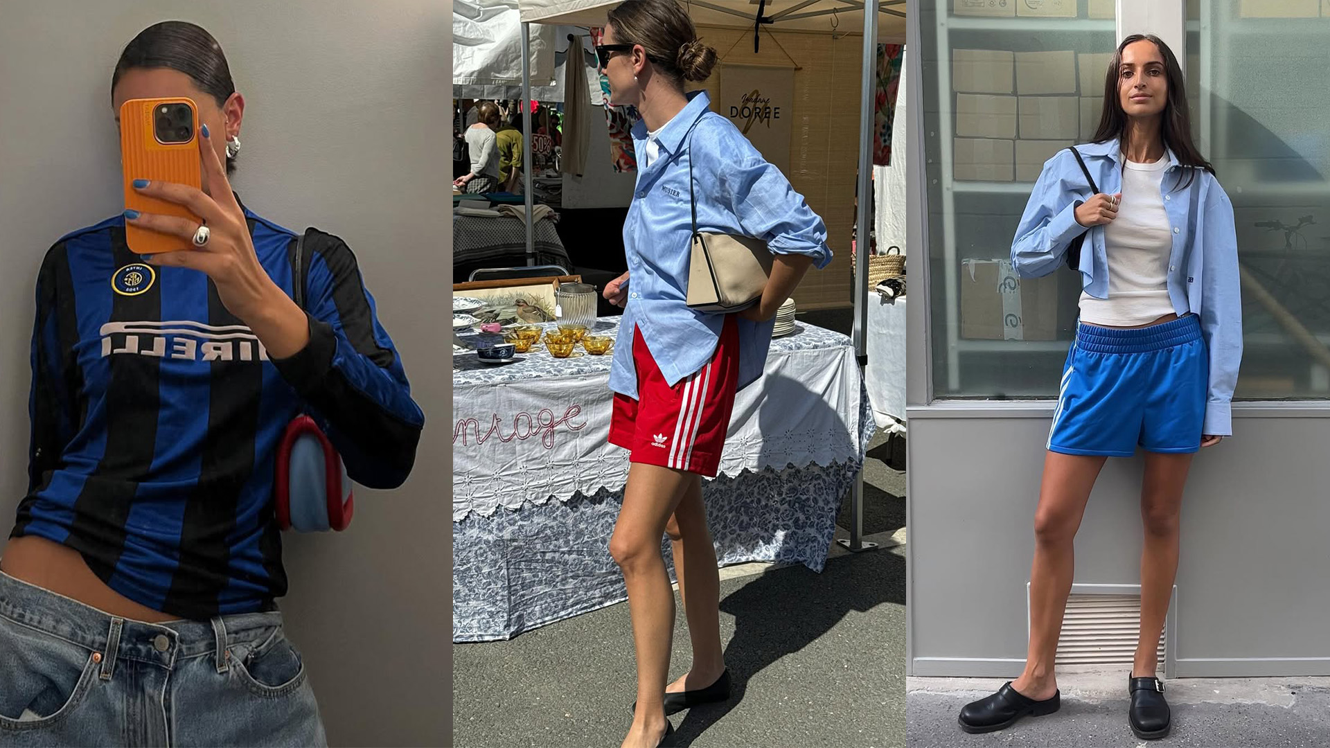 Influencers wearing adidas