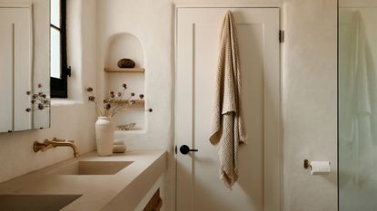 A modern organic bathroom tour