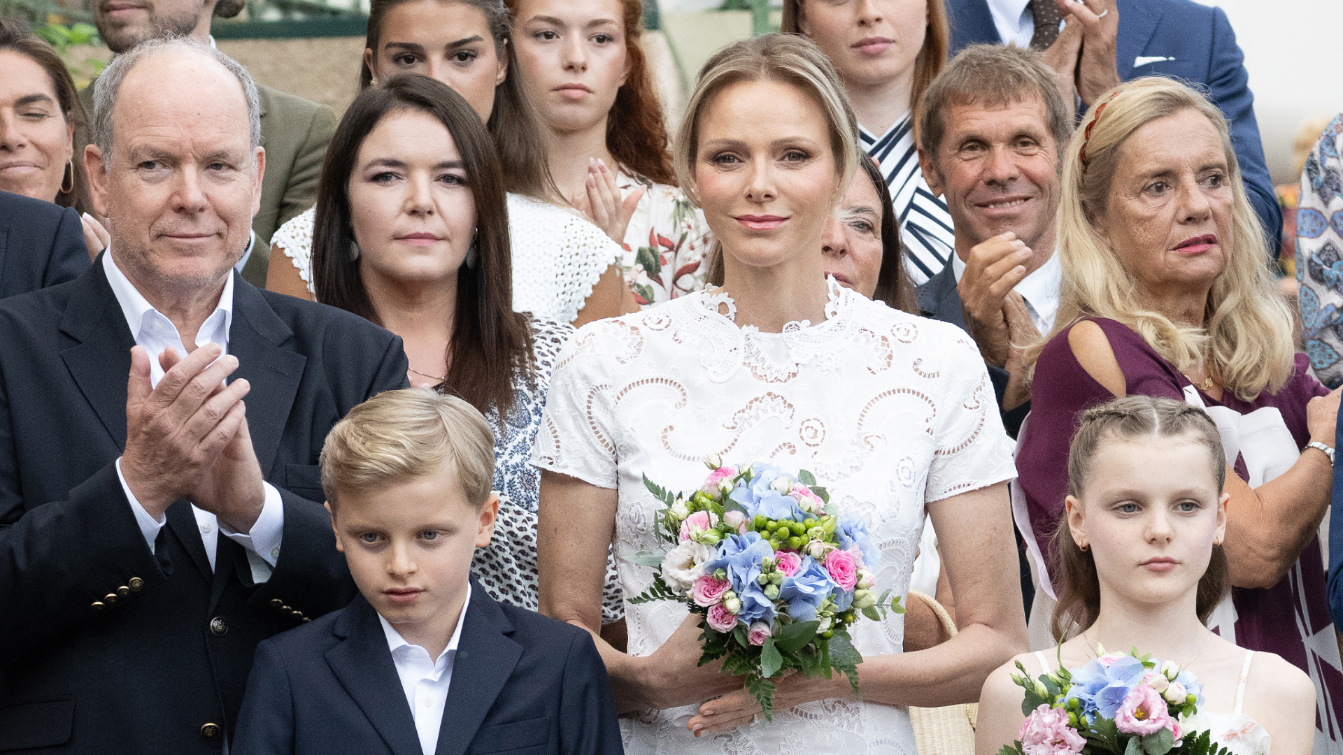 Prince Albert II of Monaco, Princess Charlene, and twins Prince Jacques and Princess Gabriella attend The &quot;U Cavagnëtu&quot; Traditional Monegasque Picnic on September 6, 2025