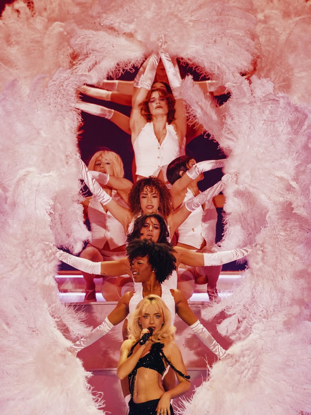 Sabrina Carpenter performs at Coachella 2026 Weekend 2 in custom Dior outfits